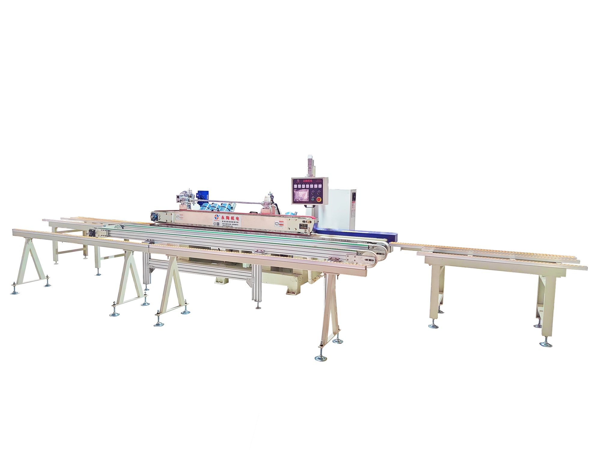 Sintered stone chamfering machine